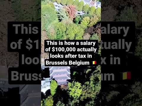 Belgium How 0k Salary Looks After Taxes (It’s Low!)