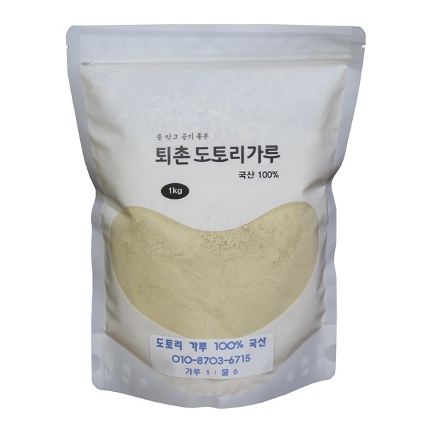 국산 햇 도토리 묵가루 1Kg 도토리가루 100% 2022년 햇 자연산 - 옥션