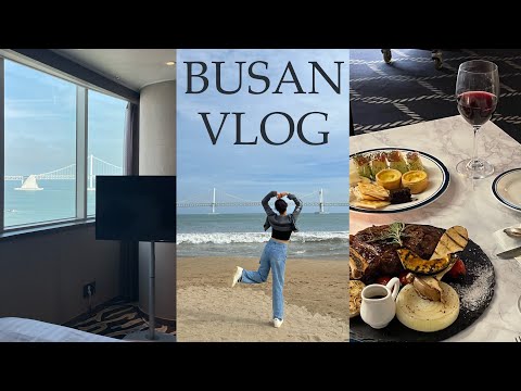 vlog | 부산 브이로그 | 켄트호텔 광안리 | 류센소🍜, 민락더마켓, 초힛사츠, 샬로우커피☕️