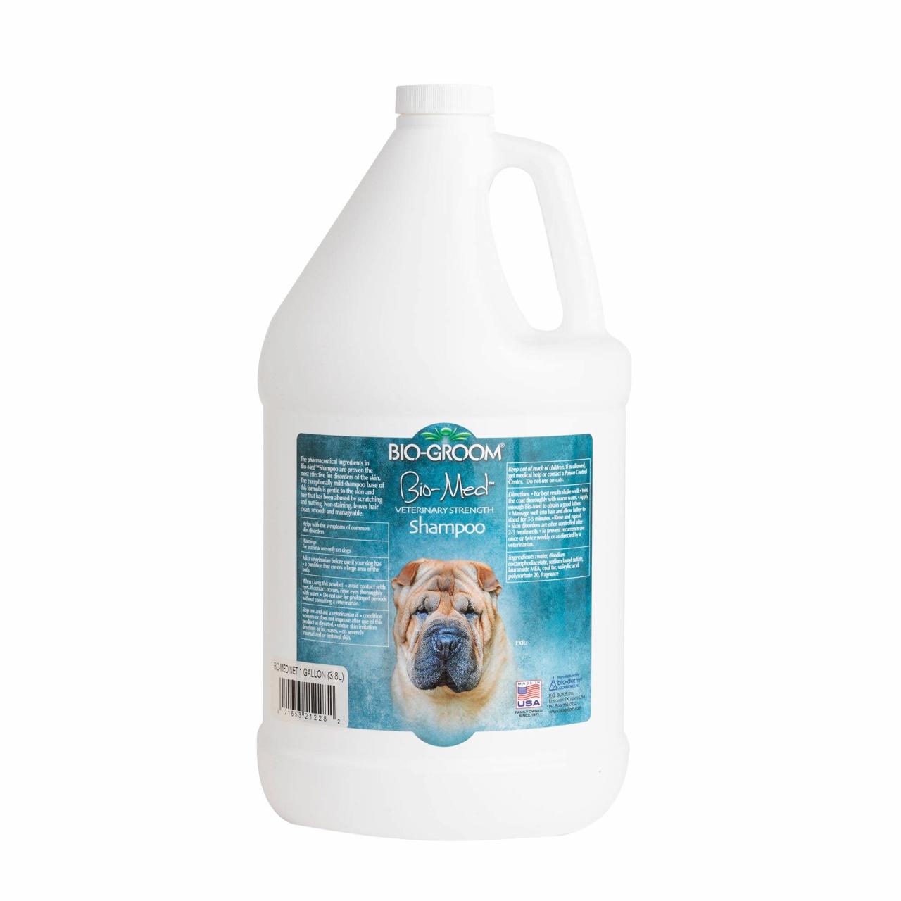 Amazon.Com : Bio-Groom Bio-Med Dog Shampoo – Coal Tar, Dog Bathing  Supplies, Puppy Shampoo, For Sensitive Skin, Hot Spot Treatment, Itch  Relief, Cruelty-Free, Made In Usa – 1 Gallon : Pet Shampoos :