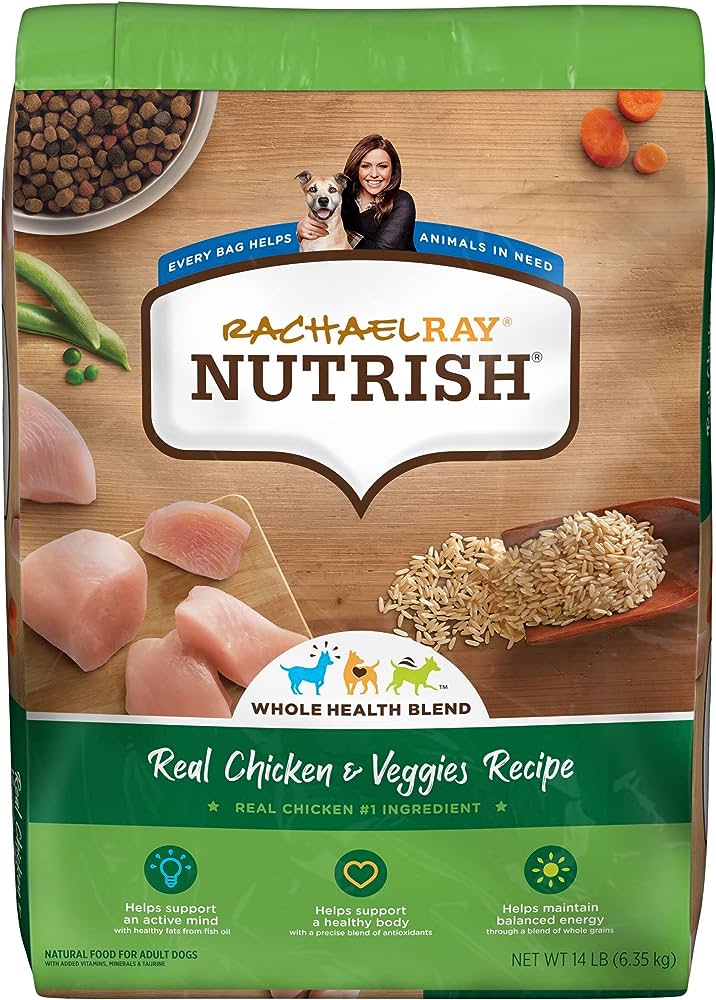 Amazon.Com: Rachael Ray Nutrish Premium Natural Dry Dog Food, Real Chicken  & Veggies Recipe, 14 Pounds (Packaging May Vary) : Pet Supplies