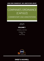 Companies Ordinance (Cap 622) Commentary And Annotations 2 Vols 2021 +  Proview