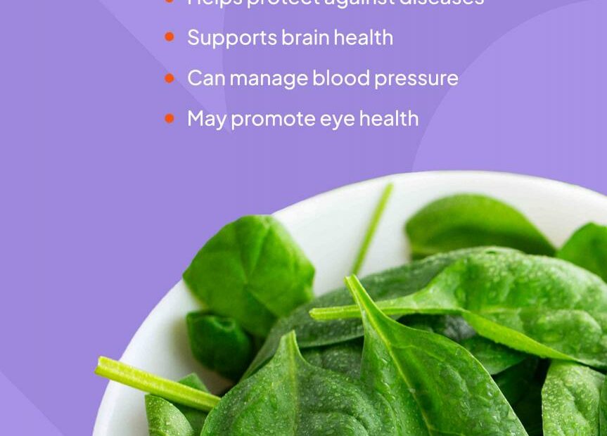 6 Health Benefits Of Spinach