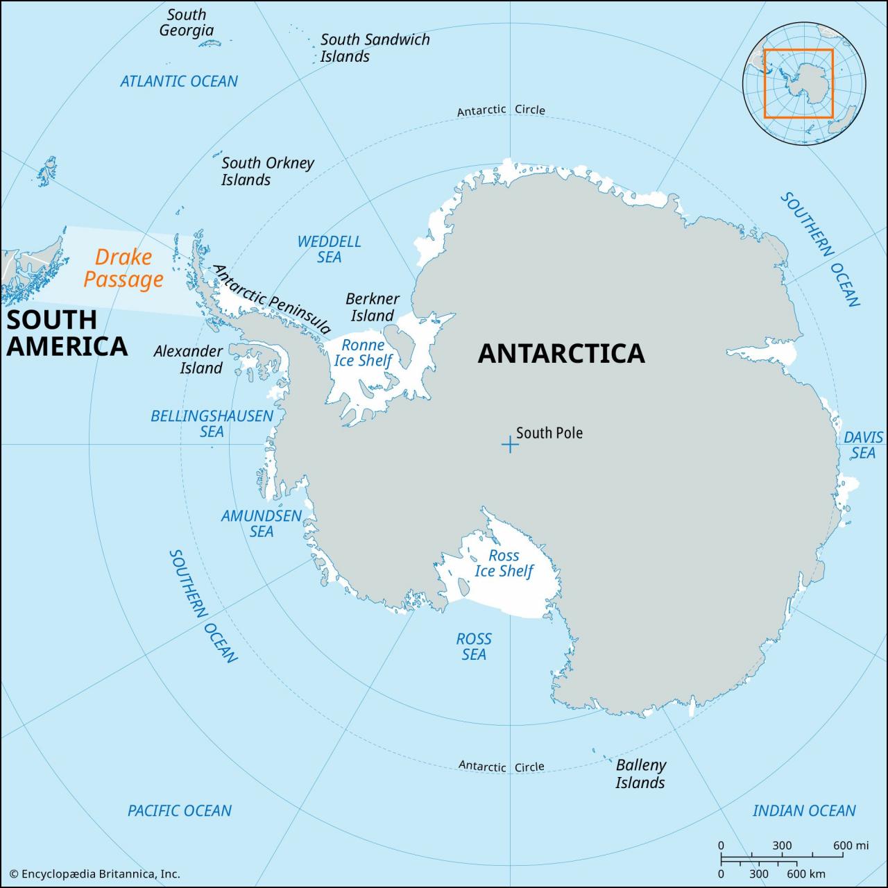 Drake Passage | Antarctica, Map, Description, & Facts | Britannica