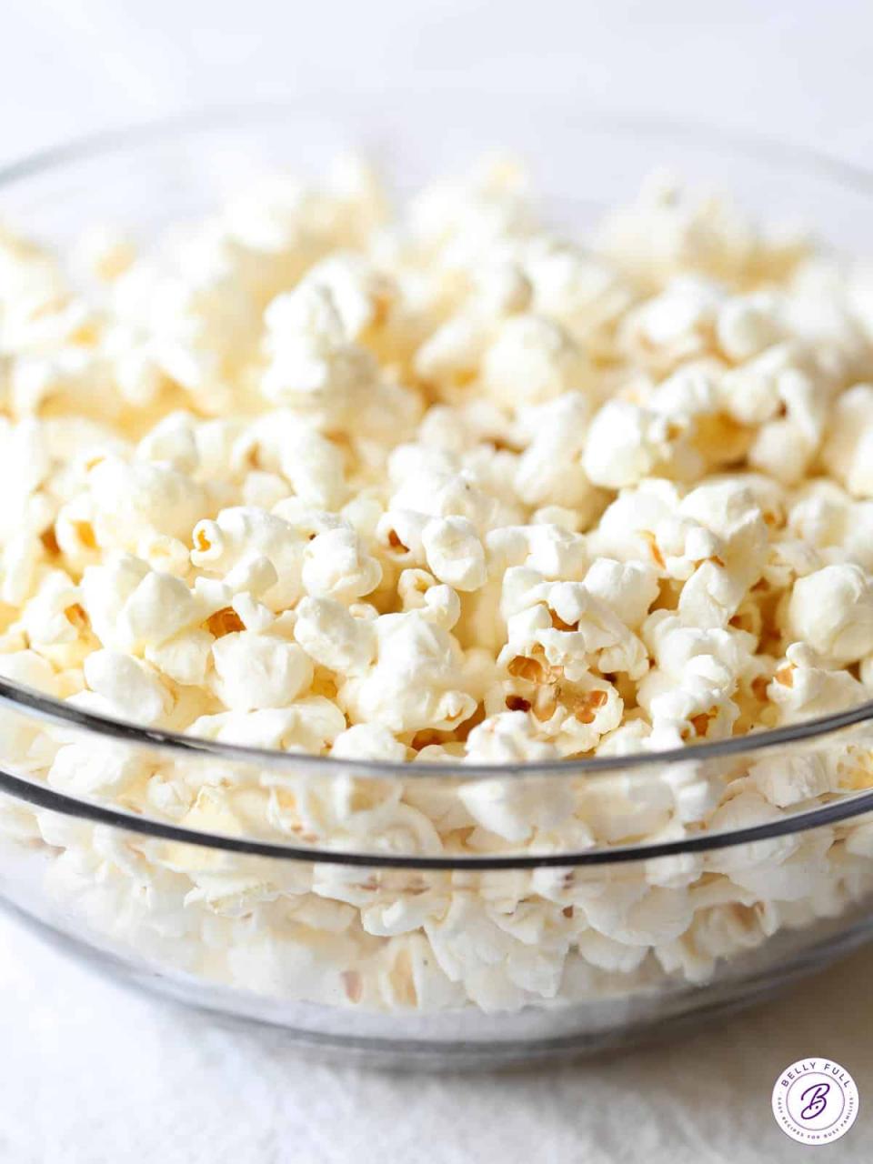 Perfect Stovetop Popcorn - Belly Full