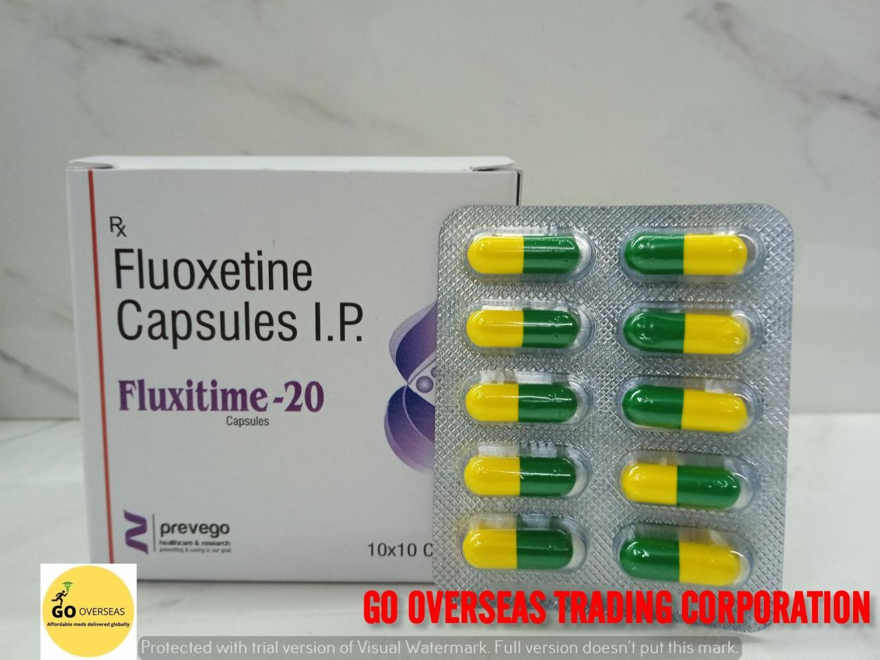 Fluoxetine 20 Mg Capsule, 100 Capsules In 1 Bottle