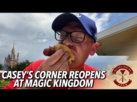 Casey's Corner is FINALLY OPEN at Magic Kingdom!