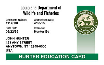 Louisiana Online Hunter Safety Course | Hunter-Ed.Com