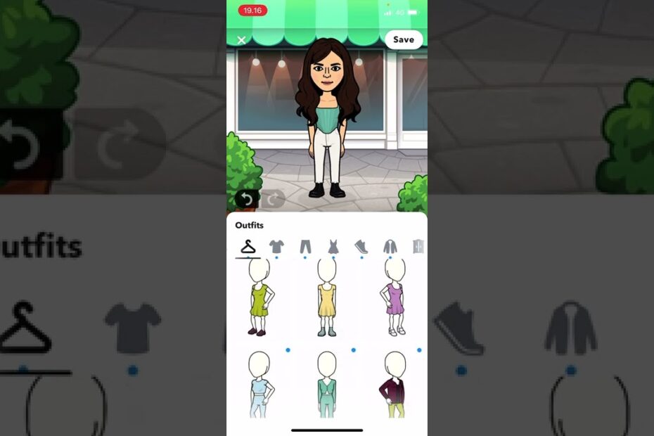 How To Change Snapchat Bitmoji Outfit - Youtube