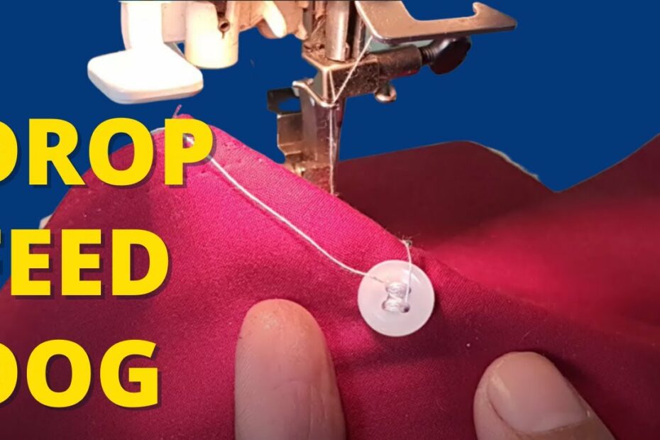 How To Drop Feed Dog In Usha Janome Stitch Magic Sewing Machine - Stitching  Mall - Youtube