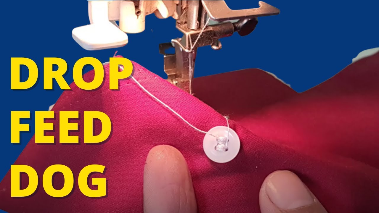 How To Drop Feed Dog In Usha Janome Stitch Magic Sewing Machine - Stitching  Mall - Youtube