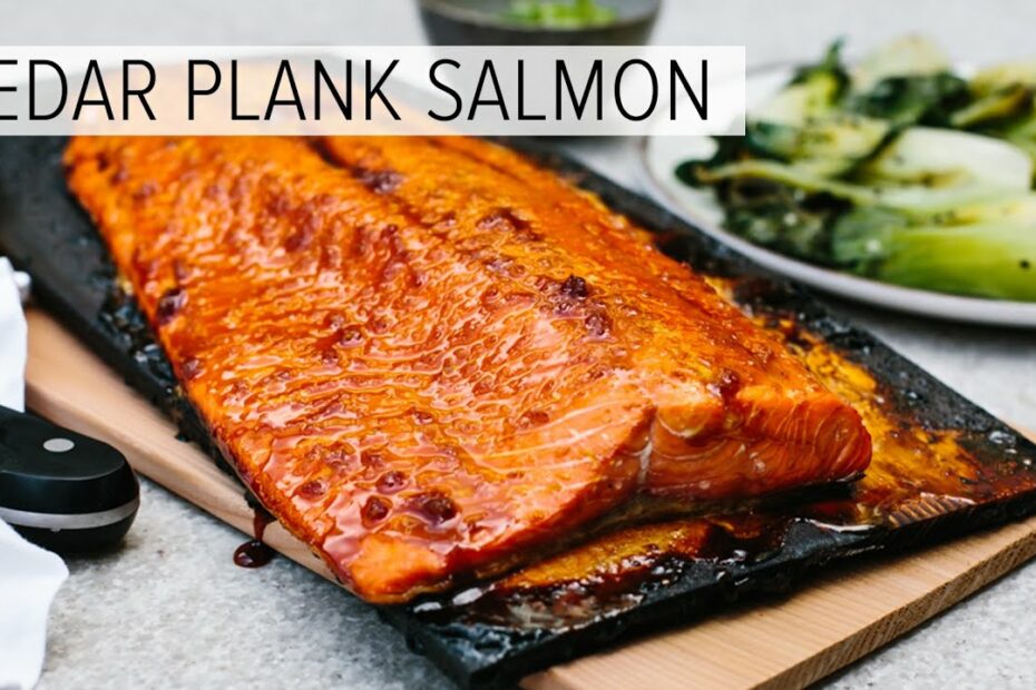 Cedar Plank Salmon With Maple Ginger Glaze - Downshiftology