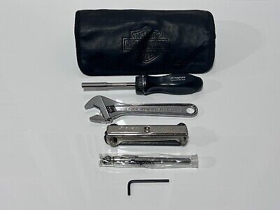 Harley Davidson Snap-On Tools Usa Ssx2028 Leather Tool Bag 5Pc Original Tool  Set | Ebay