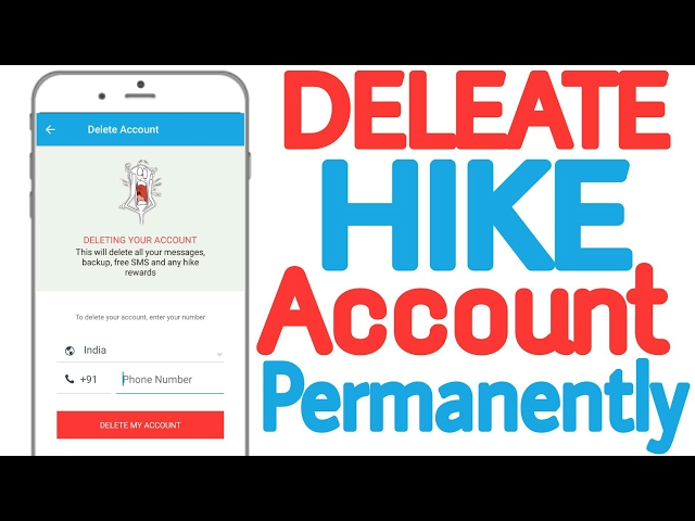 How To Delete Hike Account Permanently - Youtube