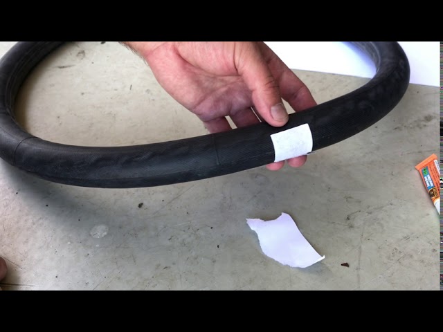 Repair A Bike Inner Tube Leak With Super Glue And Paper! - Youtube