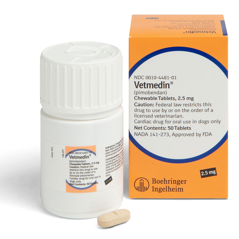 Vetmedin 2.5 Mg (50 Tabs) | On Sale | Entirelypets Rx