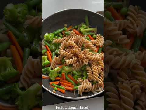 #weightloss High Protein Stir Fry Pasta With Lots Of Veggies and Paneer | Quick Healthy Pasta Prep