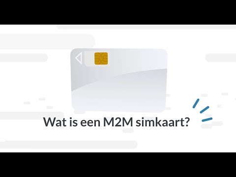 Wat is een M2M / IoT simkaart ?