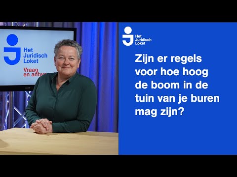 Hoe hoog mag de boom van de buren zijn? | Het Juridisch Loket