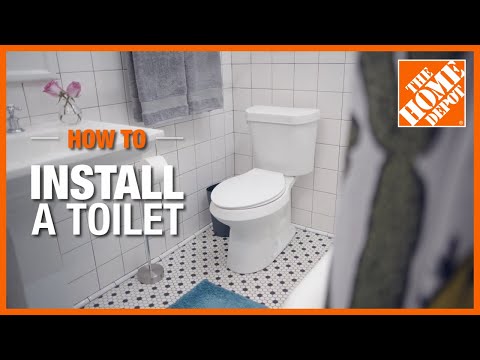 How to Install a Toilet | The Home Depot