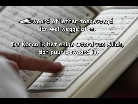 Wie heeft de Koran geschreven ?