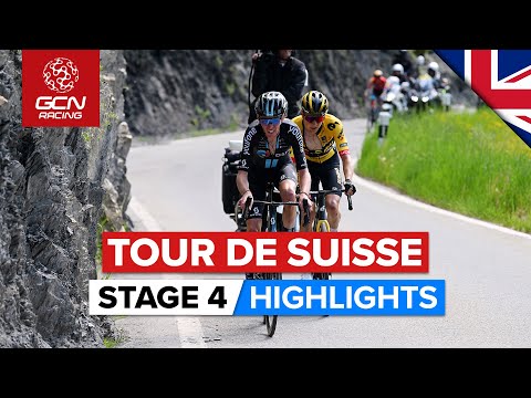 GC Battle On The Final Climb! | Tour De Suisse 2023 Highlights Men - Stage 4