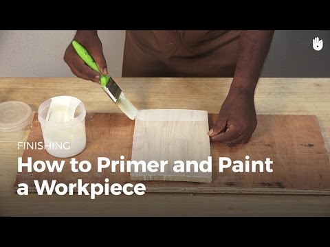 How to Primer and Paint a Workpiece | Woodworking