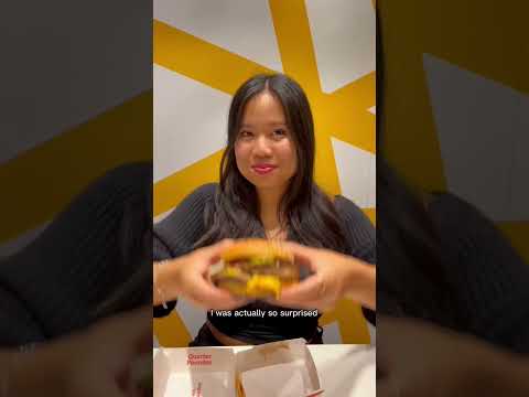 Lowest calorie burger VS highest at McDonald’s 🍔