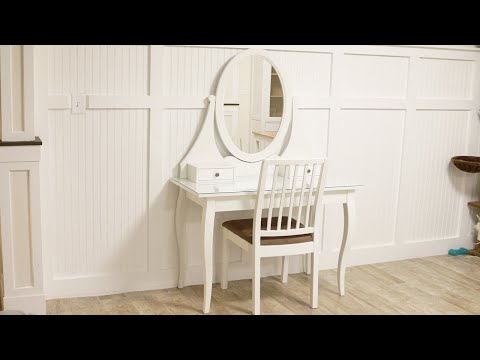Assembling Ikea Hemnes Dressing Table with Mirror - Satisfying video (Time-Lapse)