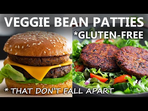 Delicious Veggie Burger Recipe - Homemade Veggie Burger - Black Bean Burger Patties | Food Impromptu