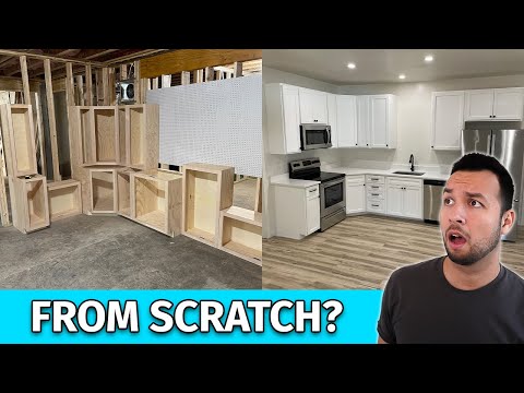 How to Build Kitchen Cabinets | START TO FINISH