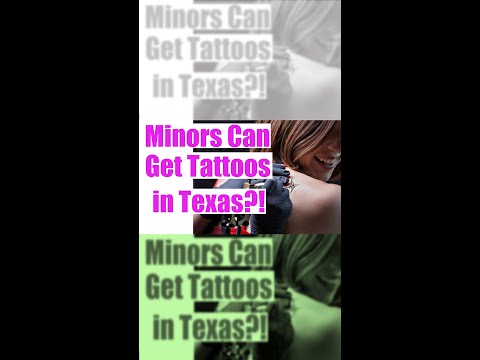 Can Minors Get Tattoos? #Shorts