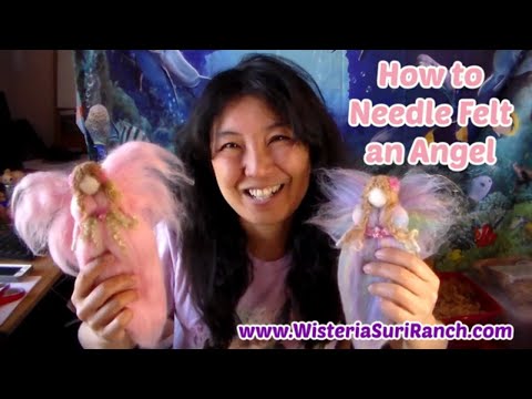 Needle Felted Angel Step-by-Step Tutorial