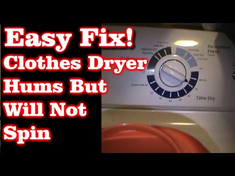 Dryer Makes Buzzing Noise but Won't Start (Easy Fix!)