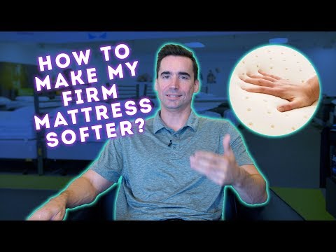 How can I make my firm mattress softer?