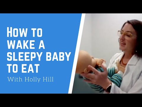 How to Wake a Sleepy Baby to Eat