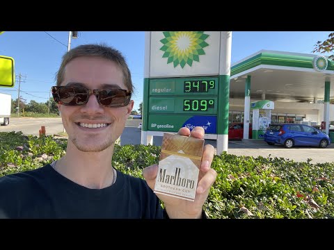 Buying Cigarettes at a Gas Station in the United States