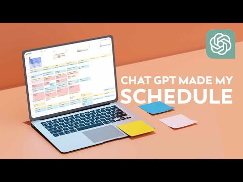 Chat GPT Organized My Entire Schedule