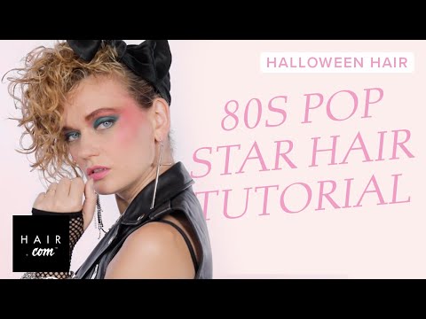 80s Pop Star Halloween Tutorial | Hair.com