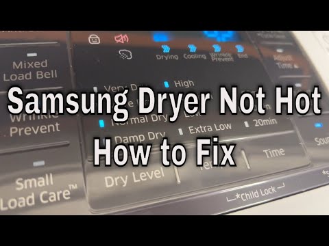 Why Samsung Dryer Not Hot - How To Fix