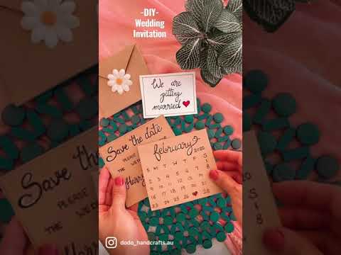 Make your own Wedding Invitation | DIY Wedding Invitation | Handmade Cards Ideas