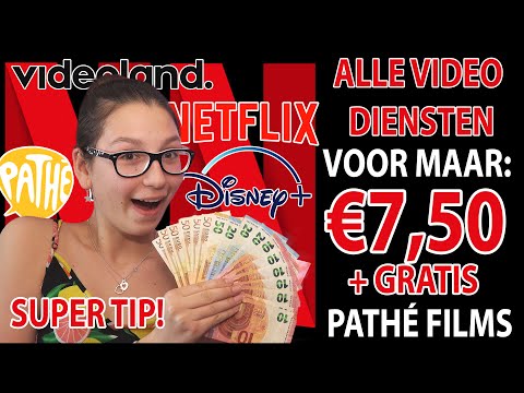 NETFLIX, VIDEOLAND, DISNEY+ PATHÉ THUIS VOOR €7,50 + GRATIS FILMS ZO BESPAAR JE GELD - #289