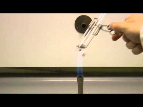 Heating substances in a test tube
