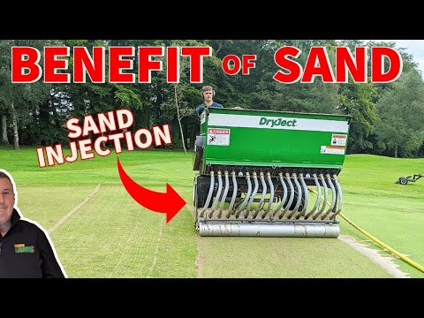 Why do they use sand on golf greens
