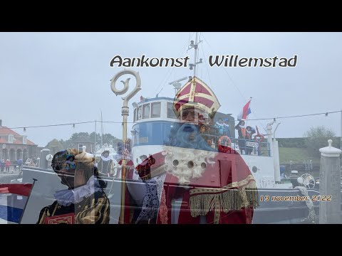 2022 Aankomst Sinterklaas in Willemstad