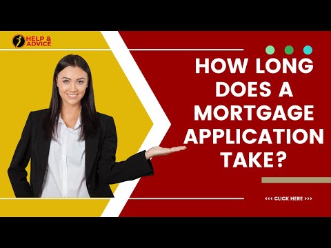 How long does a mortgage application take
