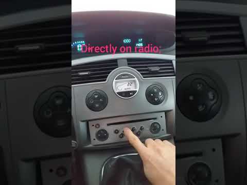 Renault Scenic 2 how to enter radio code