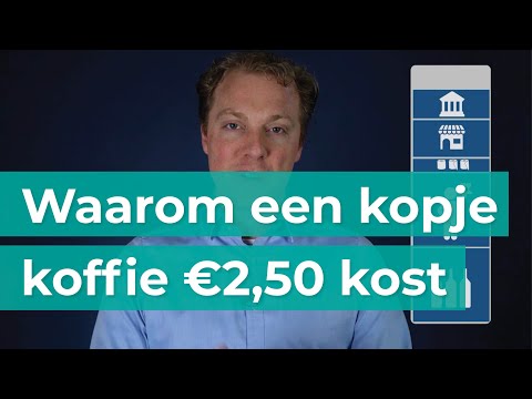 Waarom een kopje koffie 2,50 kost | Marges in de horeca