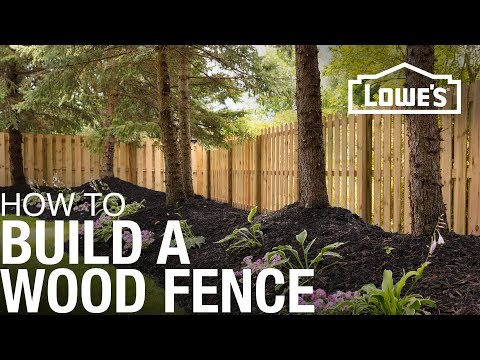 How to Build a Wood Fence