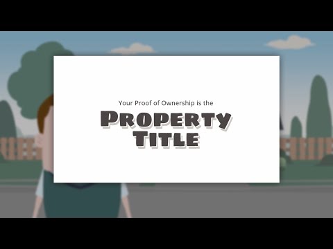 Your Proof of Ownership Is the Property Title